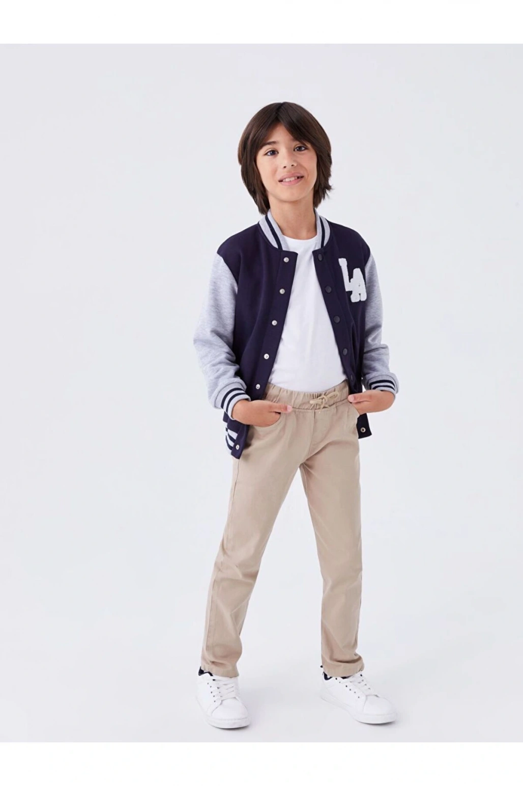 Beli Ayarlanabilir Lastikli Erkek Çocuk Pantolon