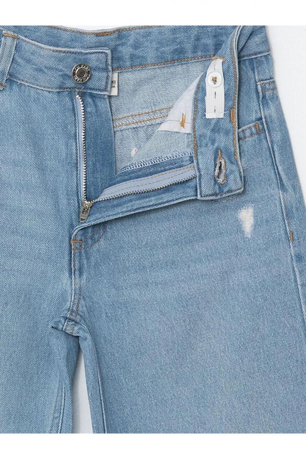 Beli Ayarlanabilir Lastikli Kız Çocuk Jean Pantolon