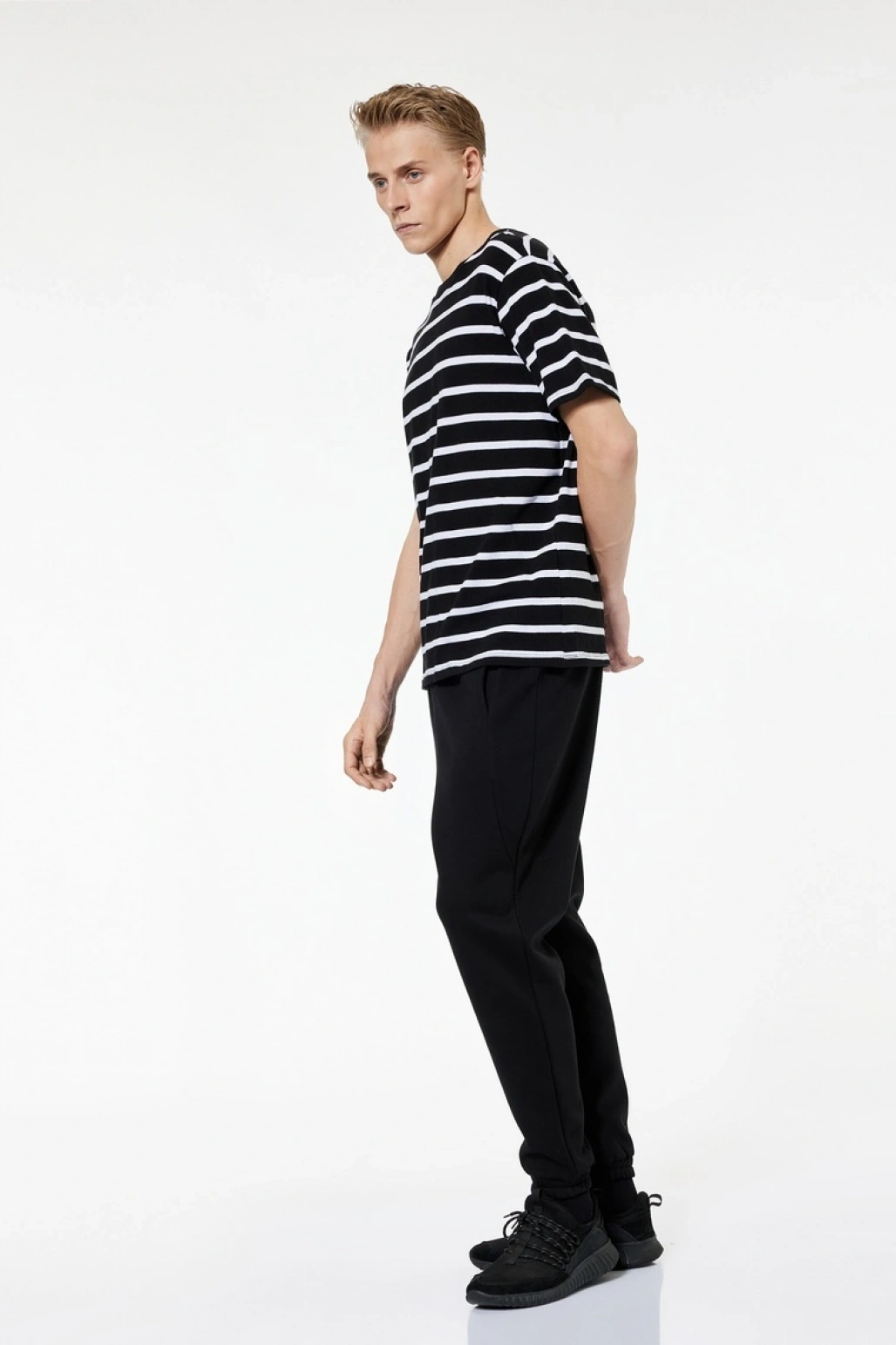 Beli Bağcıklı Şardonlu Cepli Jogger Kışlık Eşofman Altı