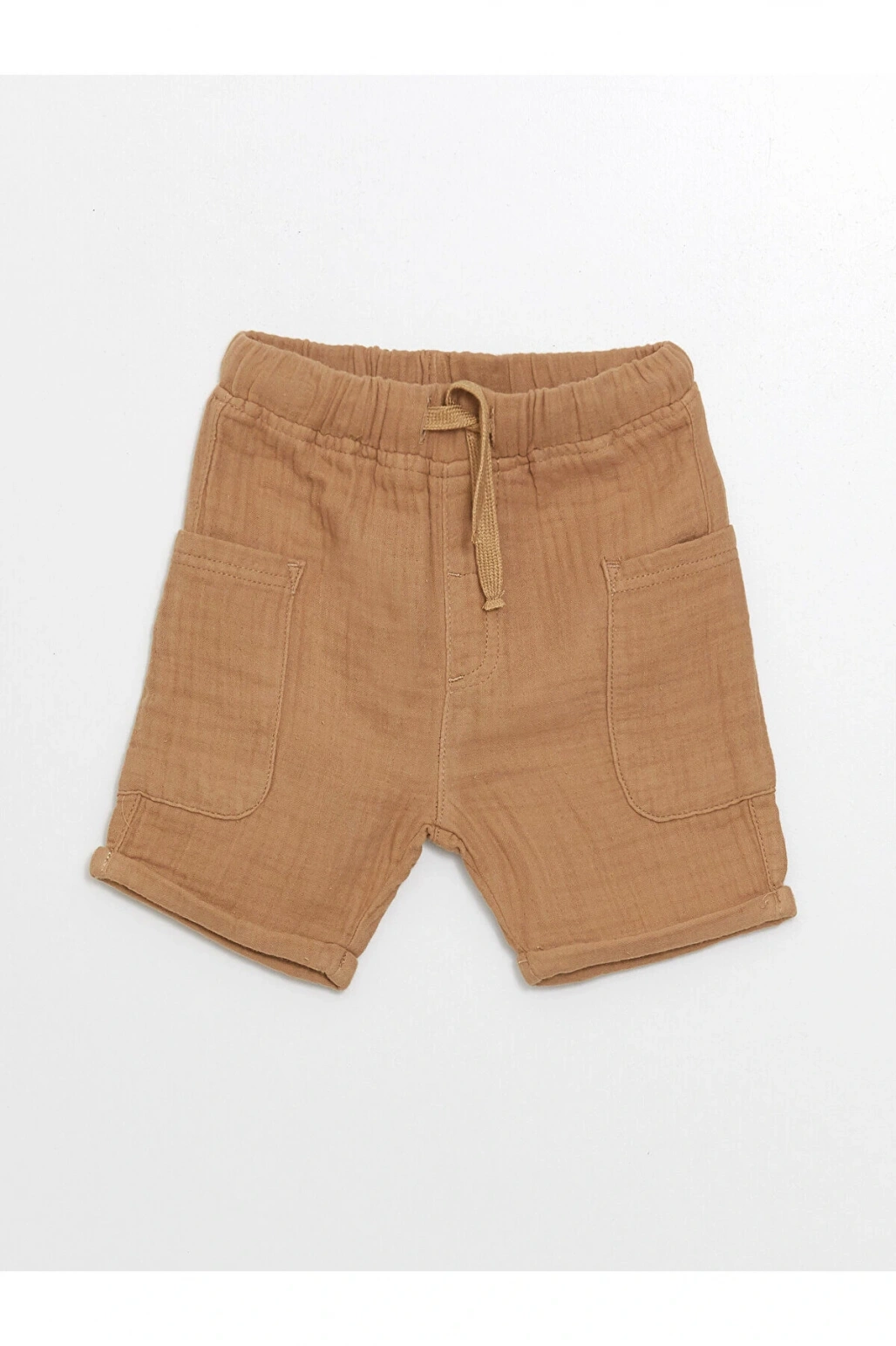 Beli Lastikli Basic Erkek Bebek Şort