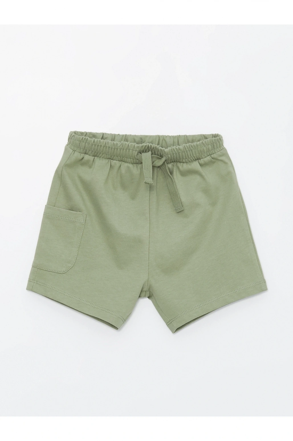 Beli Lastikli Basic Erkek Bebek Şort
