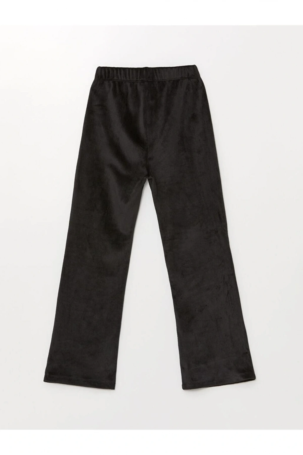 Beli Lastikli Basic Kadife Kız Çocuk Eşofman Altı