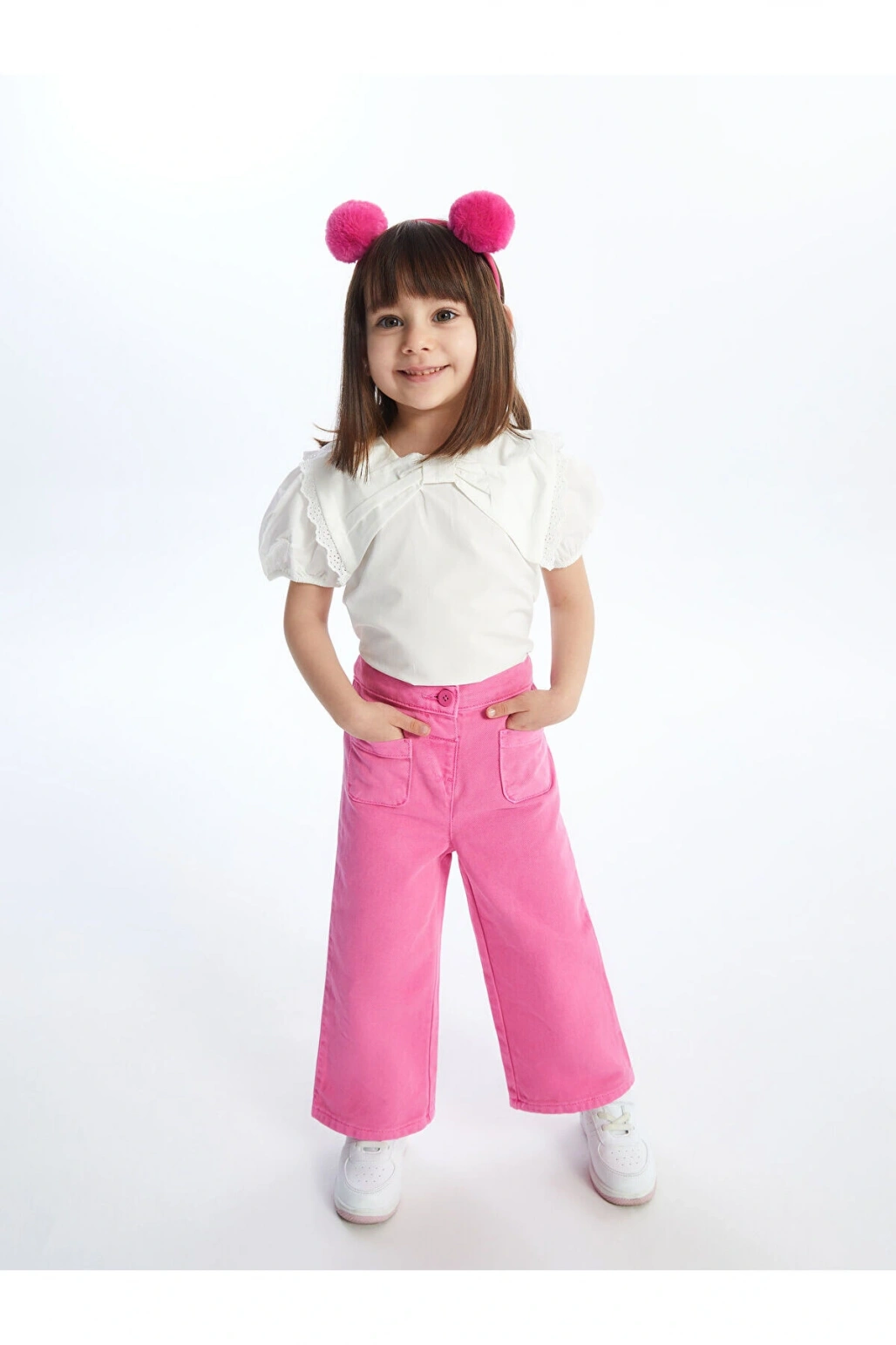 LCW Beli Lastikli Basic Kız Bebek Pantolon