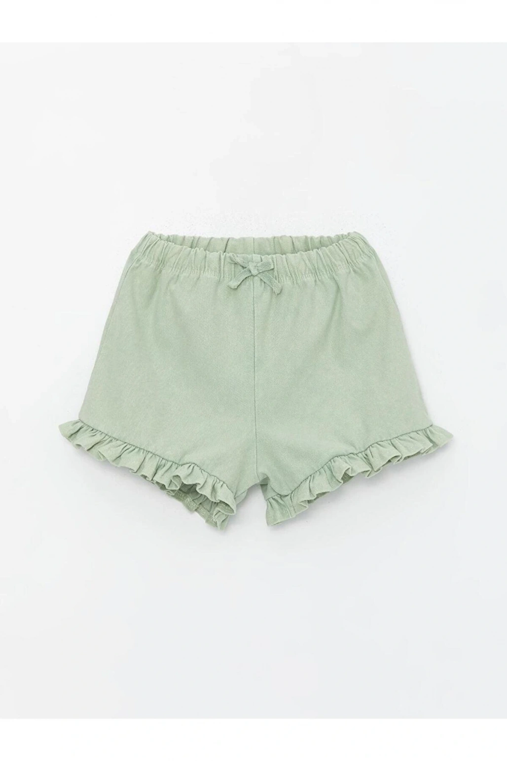 Beli Lastikli Basic Kız Bebek Şort (S4)