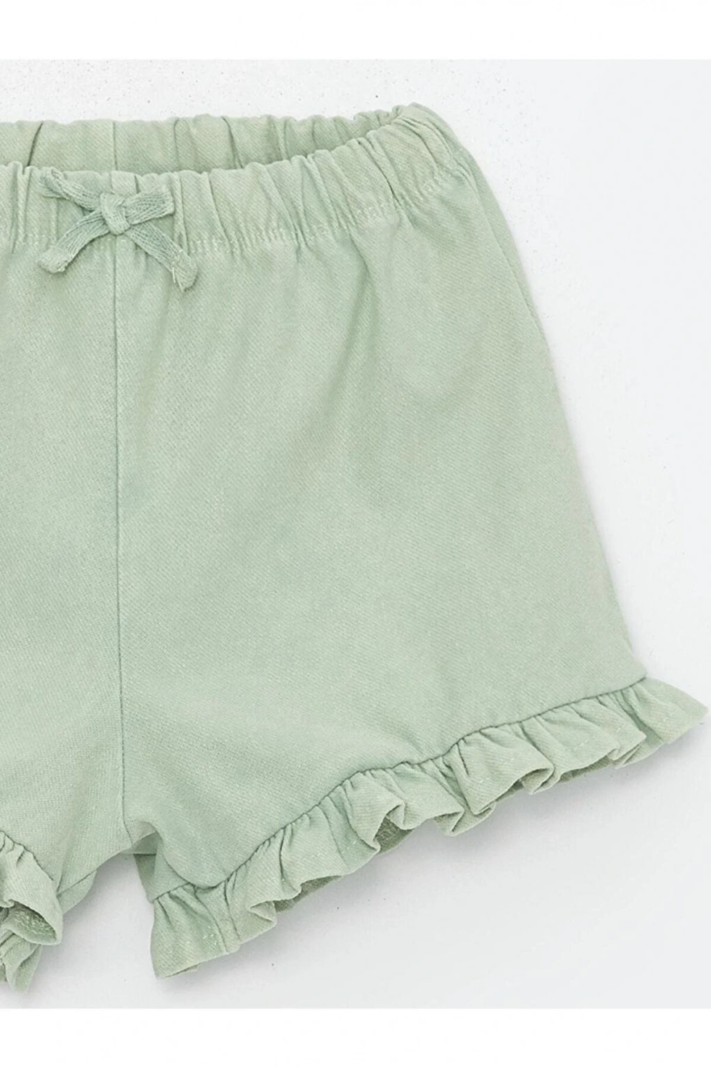 Beli Lastikli Basic Kız Bebek Şort (S4)