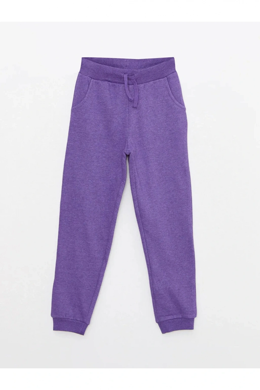 Beli Lastikli Basic Kız Çocuk Jogger Eşofman Altı