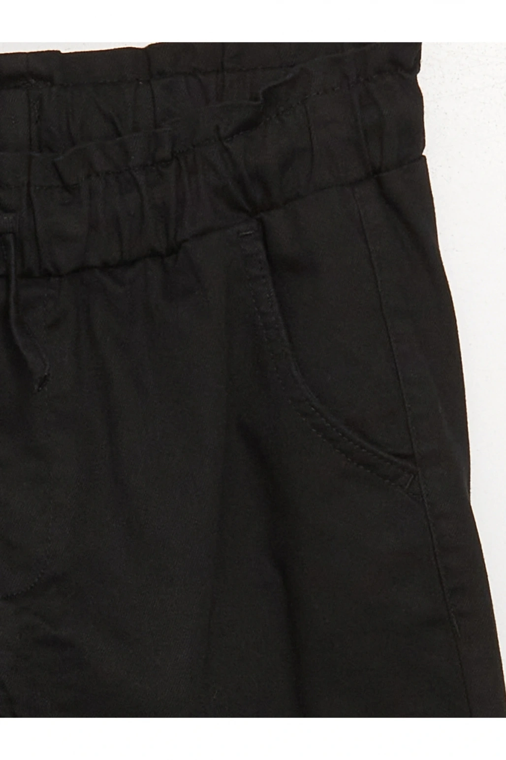 Beli Lastikli Basic Kız Çocuk Kargo Pantolon