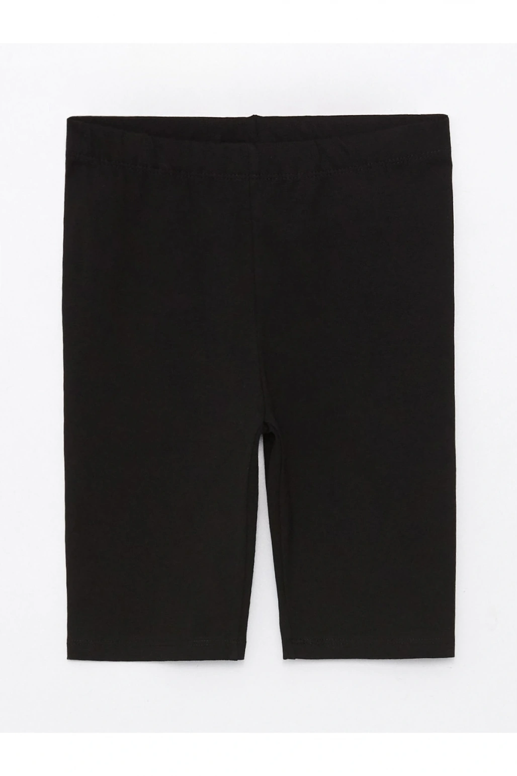 Beli Lastikli Basic Kız Çocuk Kısa Tayt