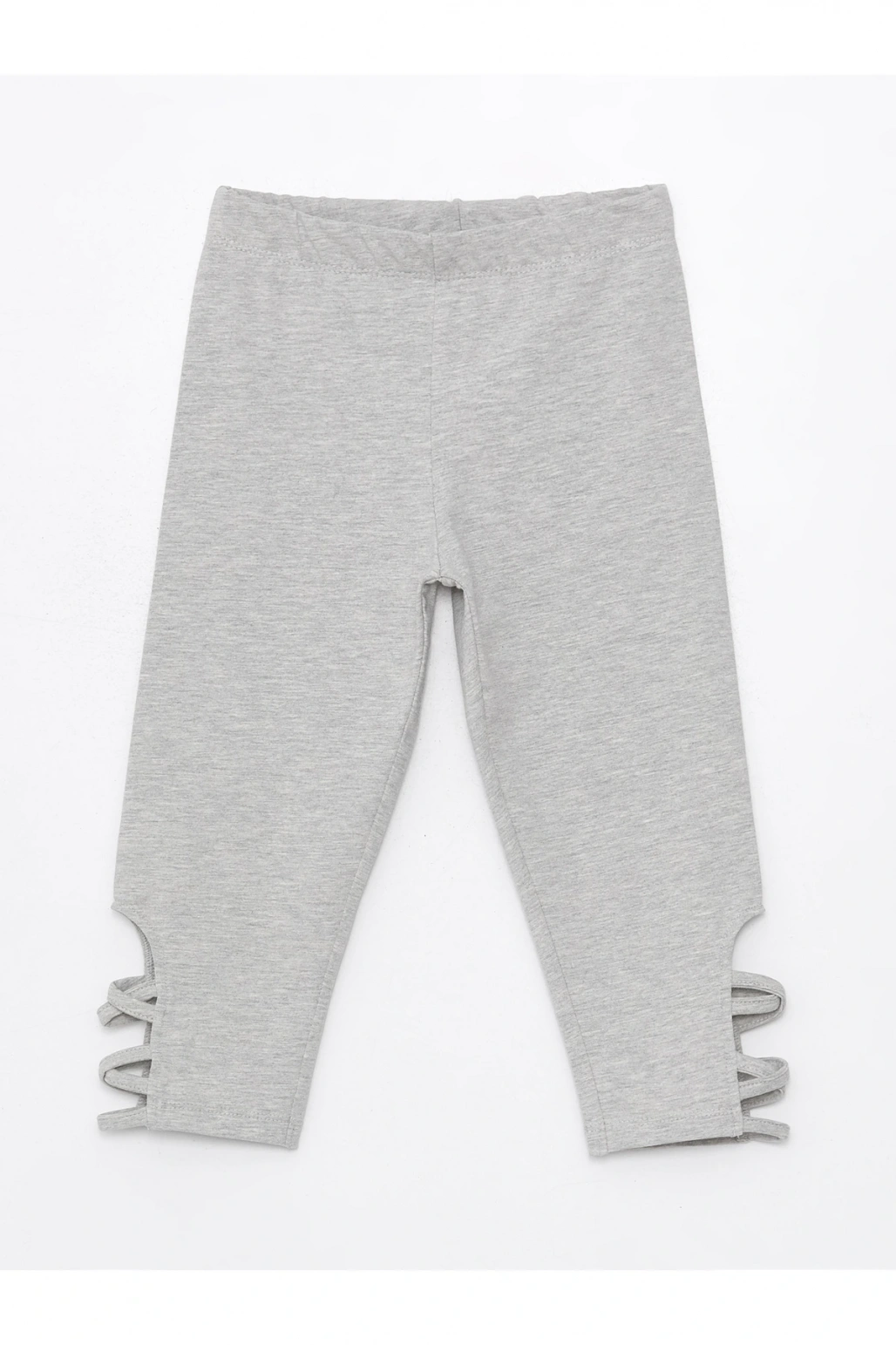 Beli Lastikli Basic Kız Çocuk Tayt