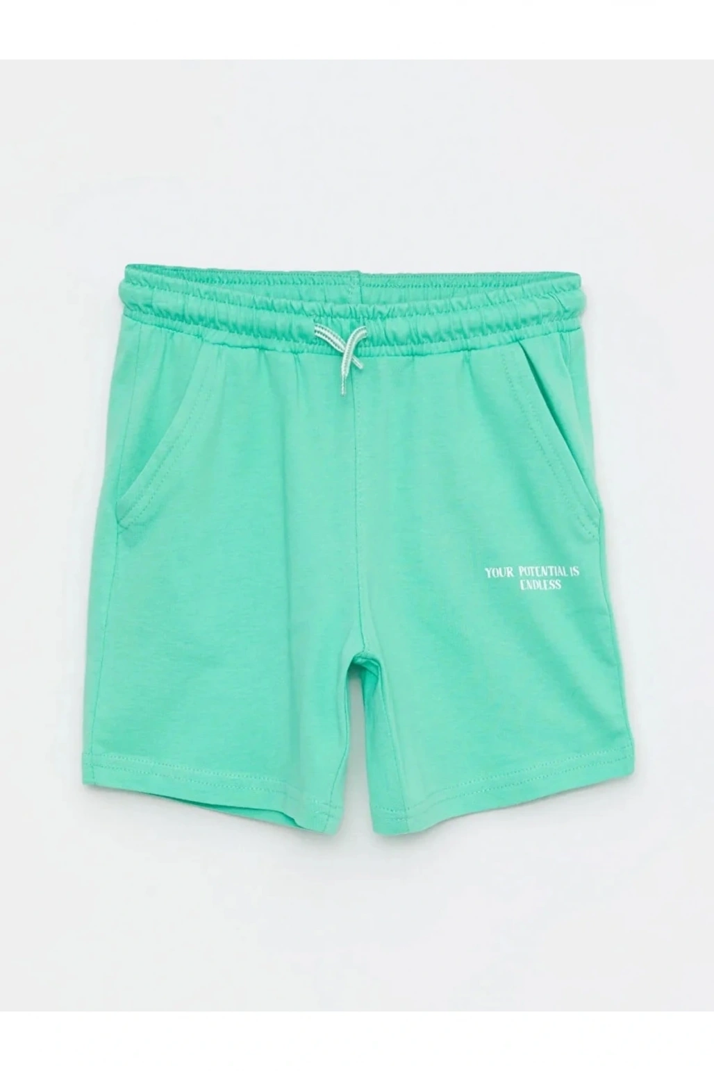 Beli Lastikli Baskılı Erkek Çocuk Şort