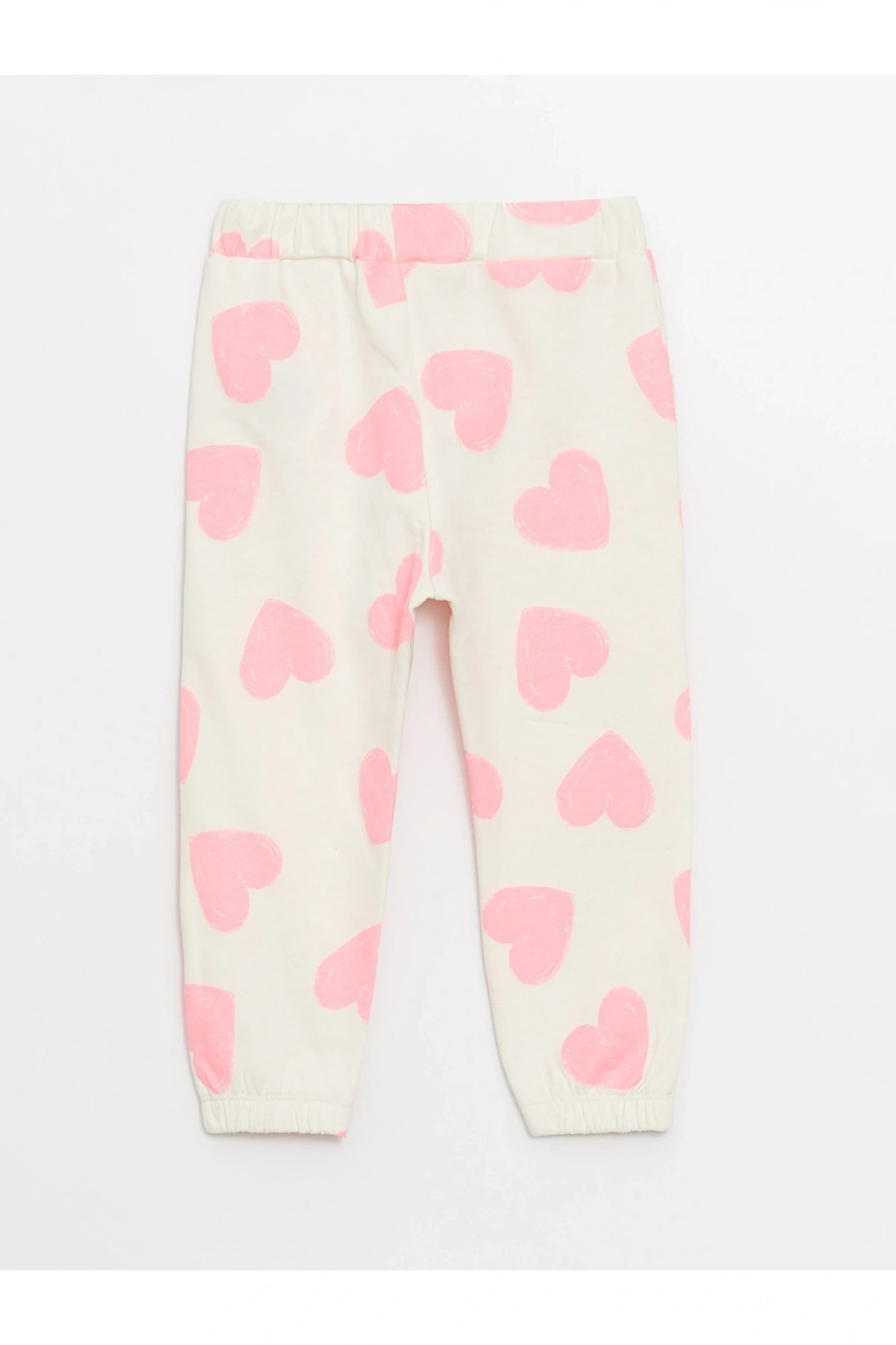 Beli Lastikli Baskılı Kız Bebek Eşofman Alt