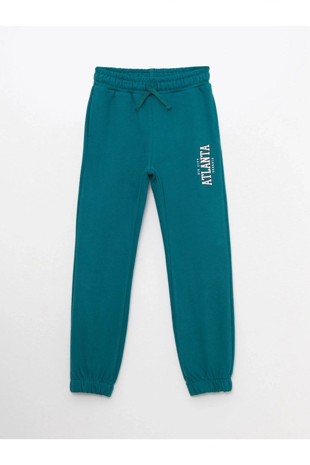 Beli Lastikli Baskılı Kız Çocuk Jogger Eşofman Altı