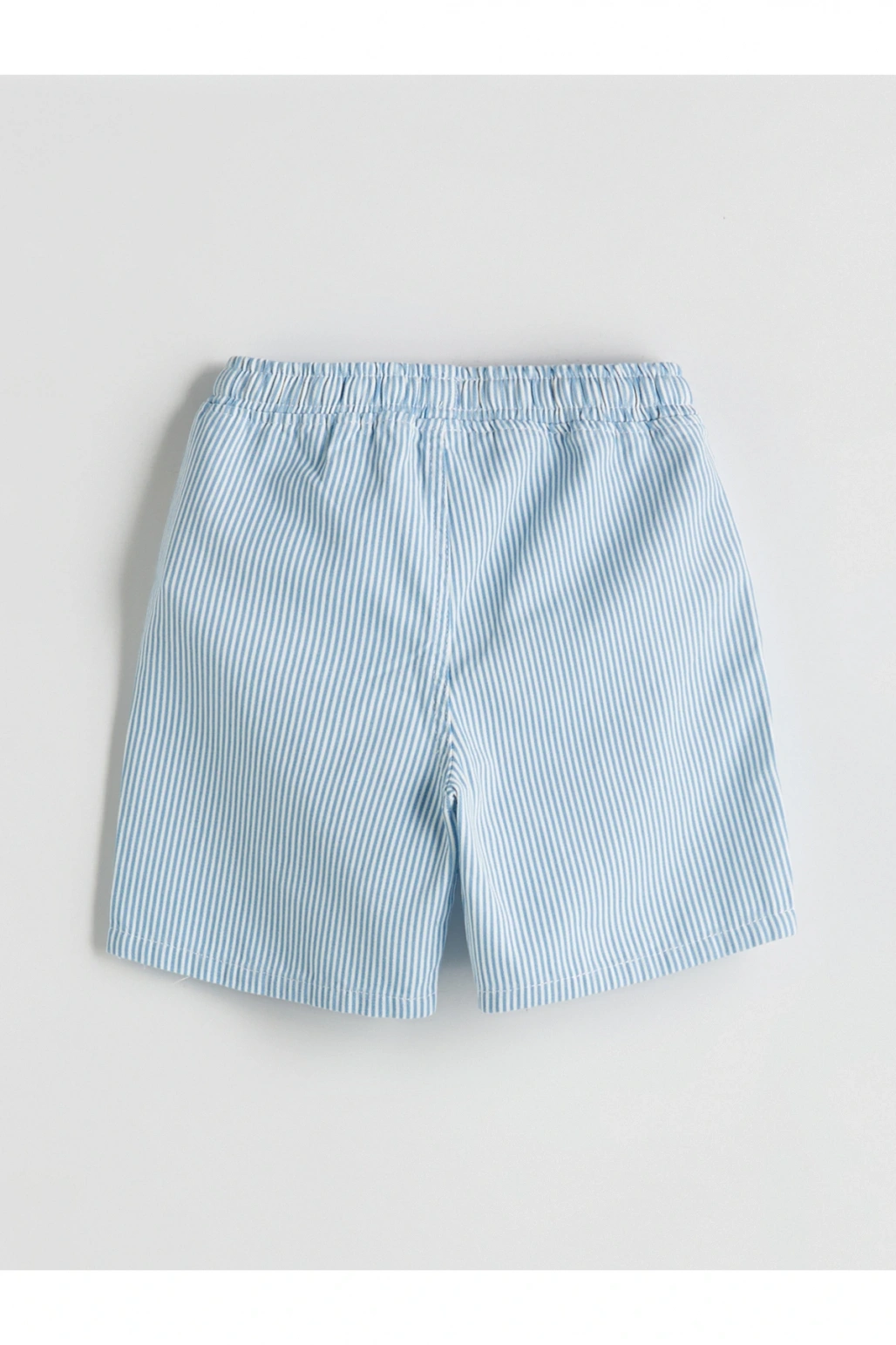 Beli Lastikli Çizgili Erkek Çocuk Şort