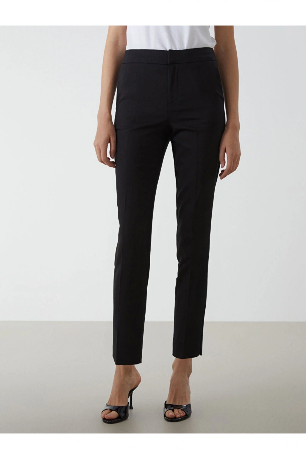 Beli Lastikli Dar Fit Kadın Pantolon