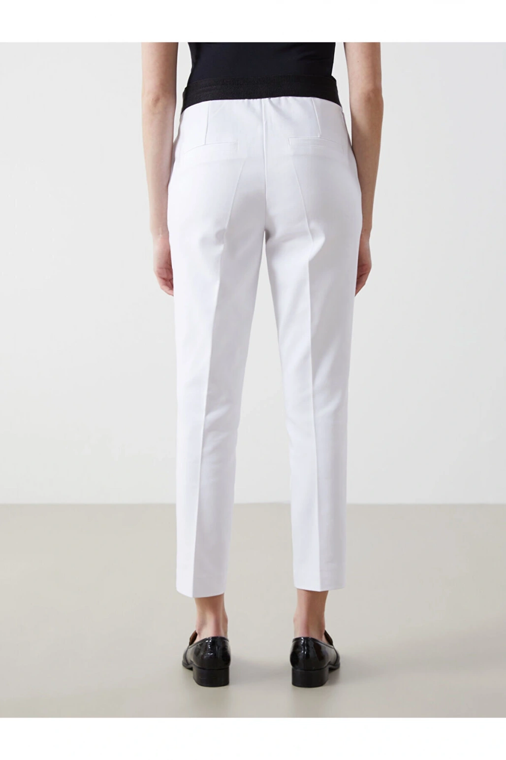 Beli Lastikli Dar Fit Kadın Pantolon