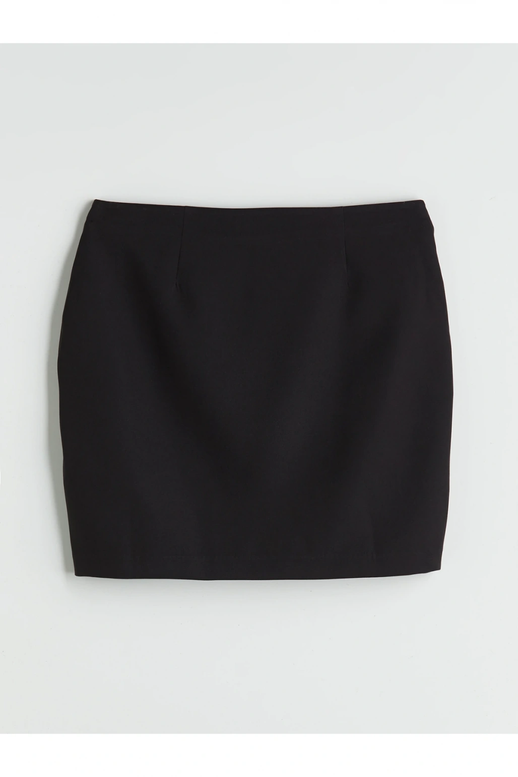 Beli Lastikli Düğmeli Mini Etek