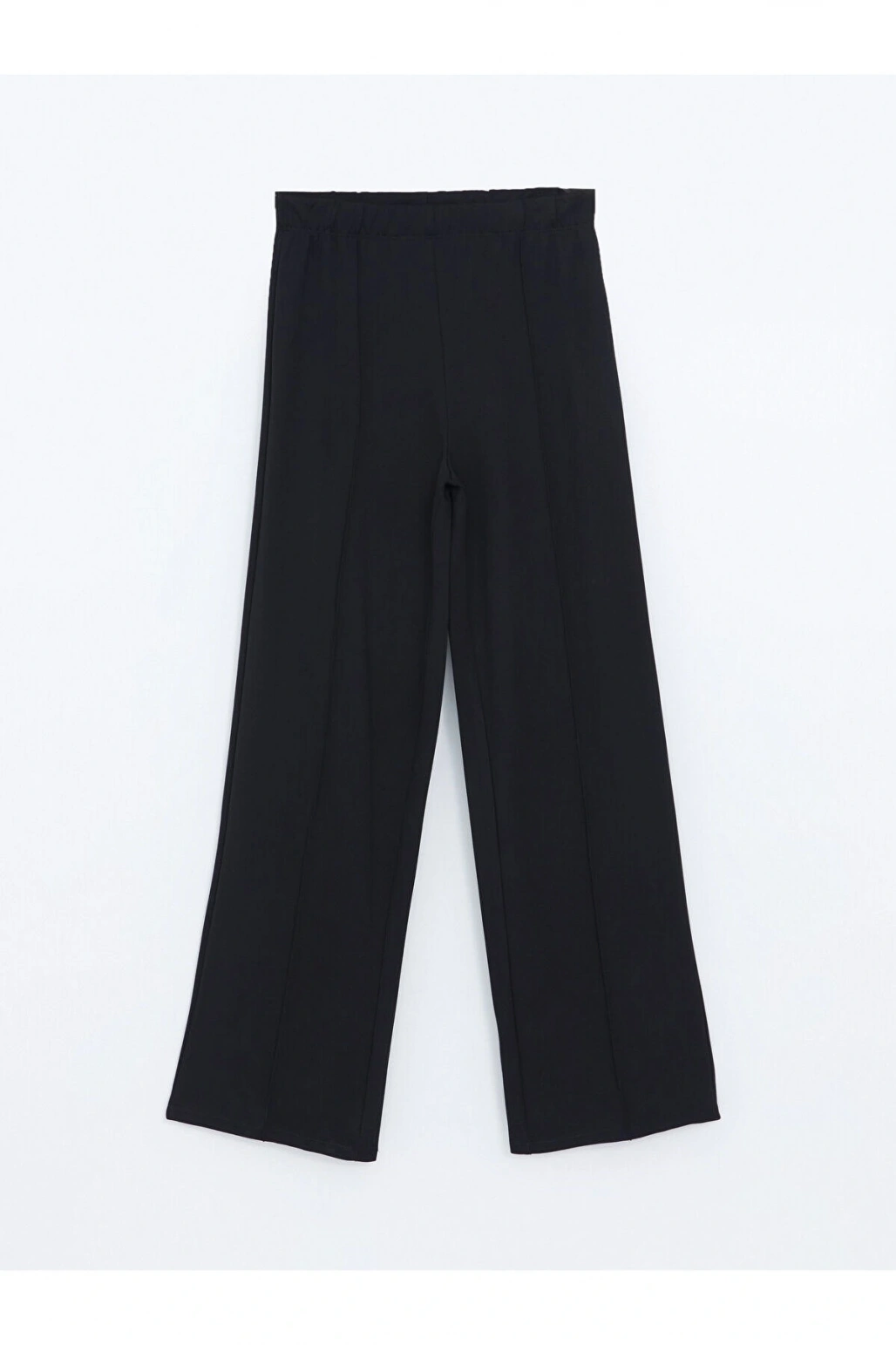 Beli Lastikli Geniş Paça Kadın Pantolon