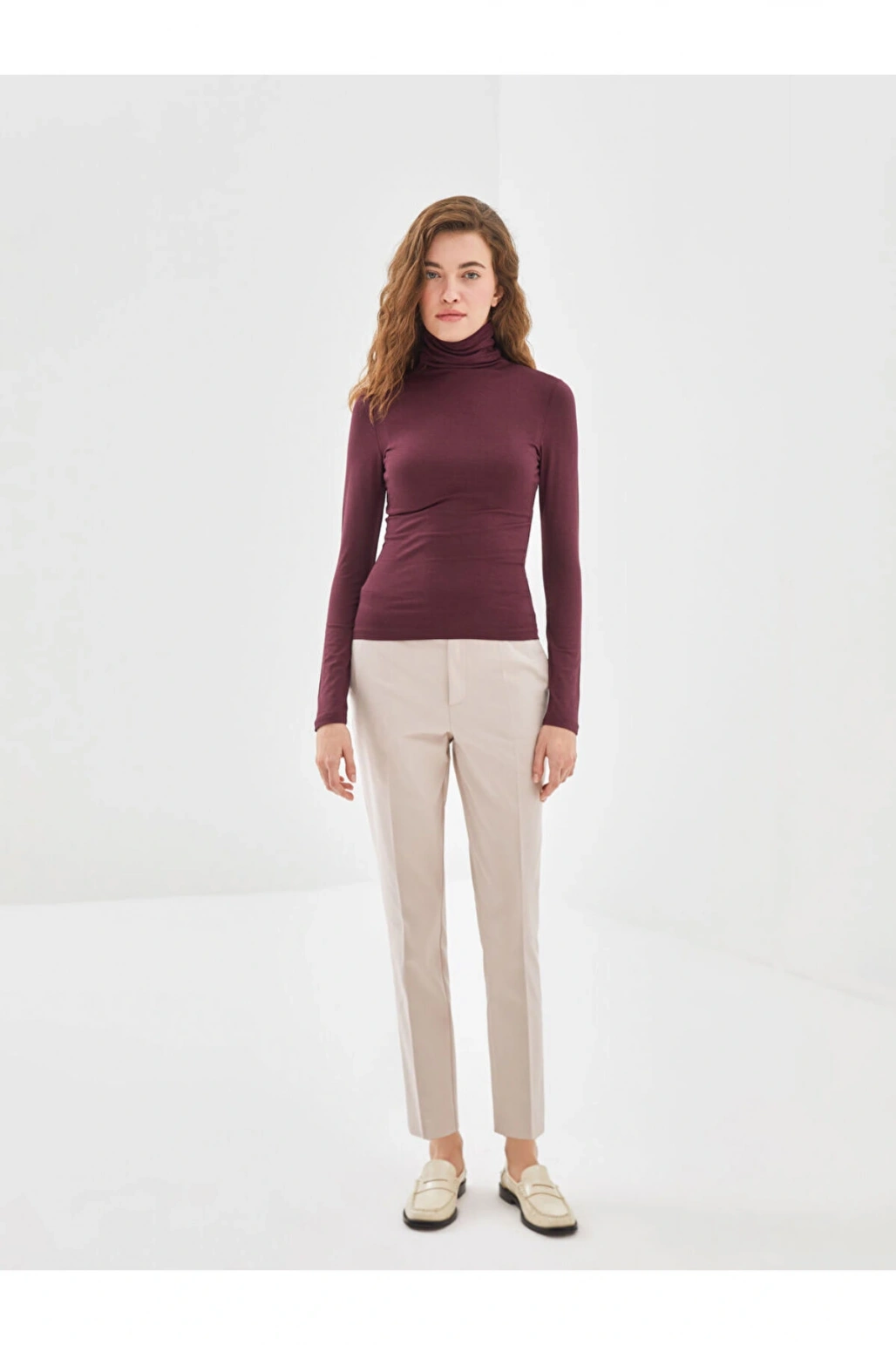 Beli Lastikli Havuç Kesim Kadın Pantolon