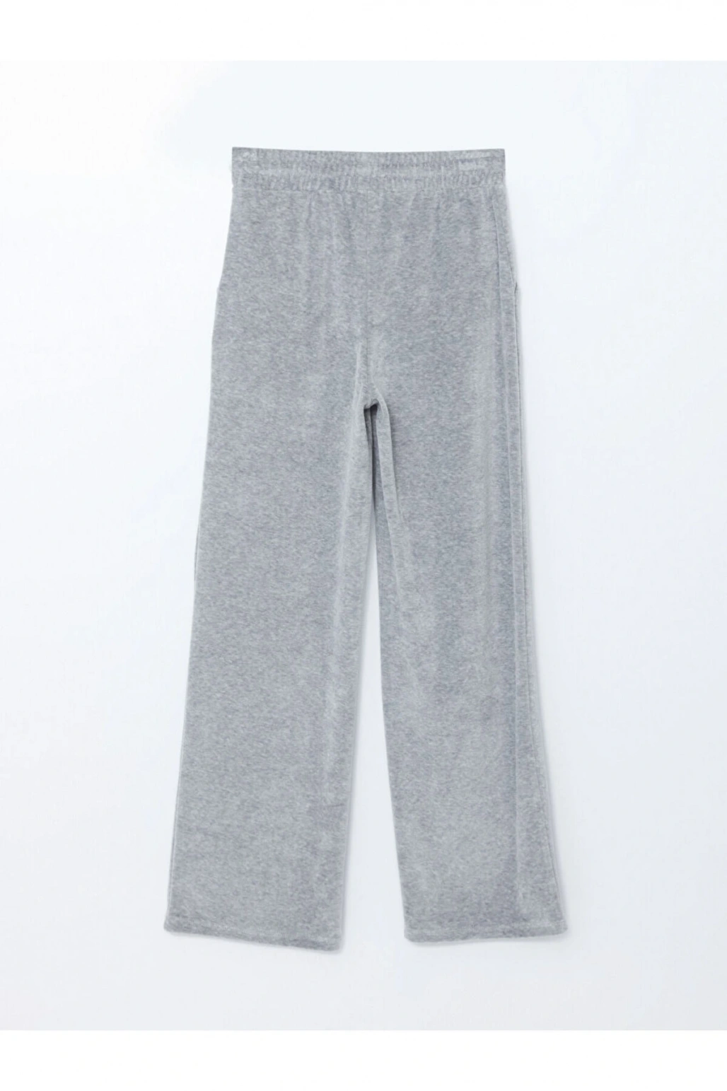 Beli Lastikli Kadife Kadın Eşofman Altı