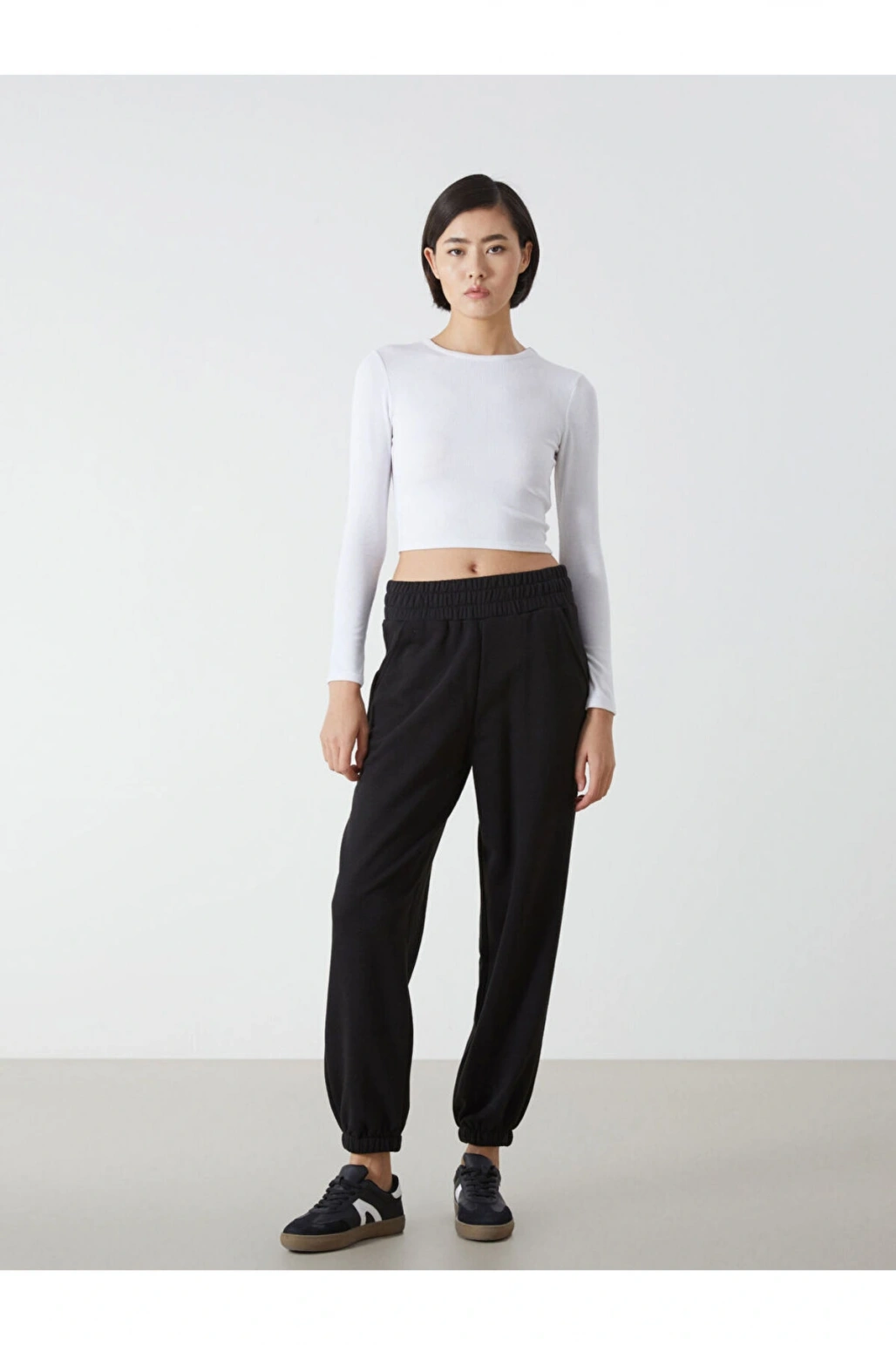 Beli Lastikli Kadin Jogger Esofman Alti - W4DN10Z8