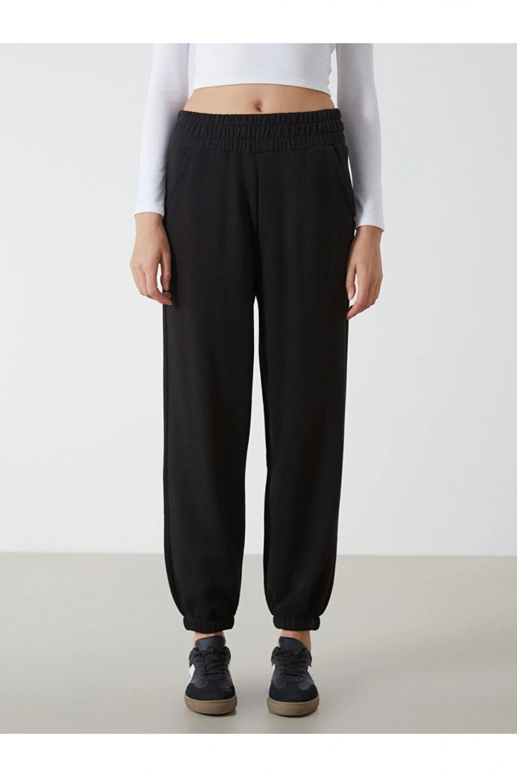 Beli Lastikli Kadin Jogger Esofman Alti - W4DN10Z8