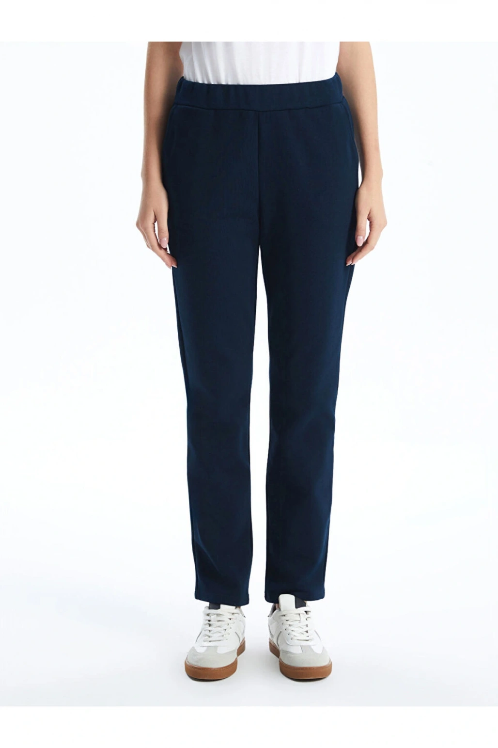 Beli Lastikli Kadın Kalın Eşofman Altı