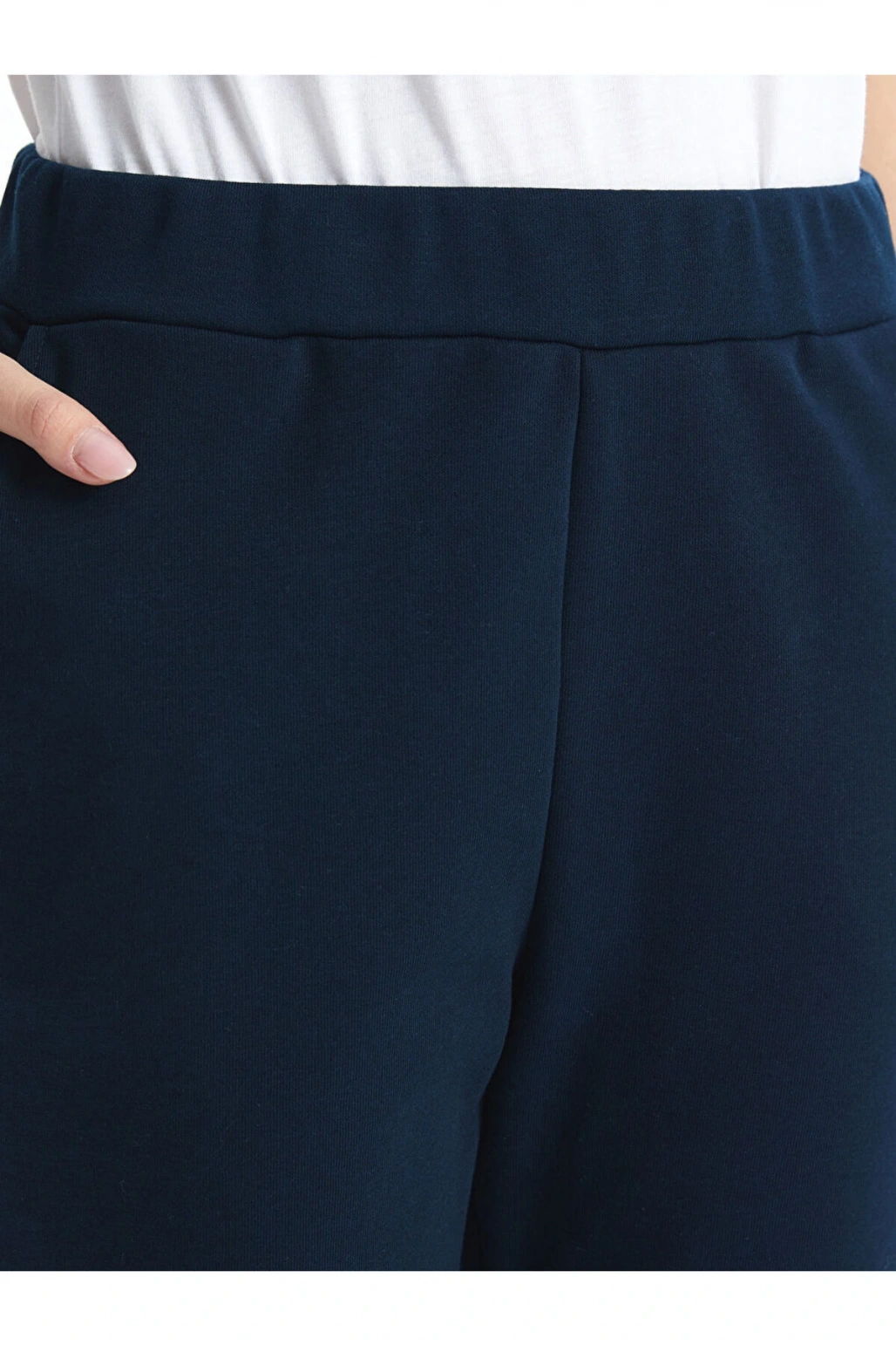 Beli Lastikli Kadın Kalın Eşofman Altı