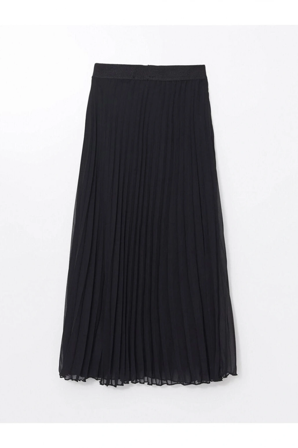 Beli Lastikli Kadın Pileli Etek