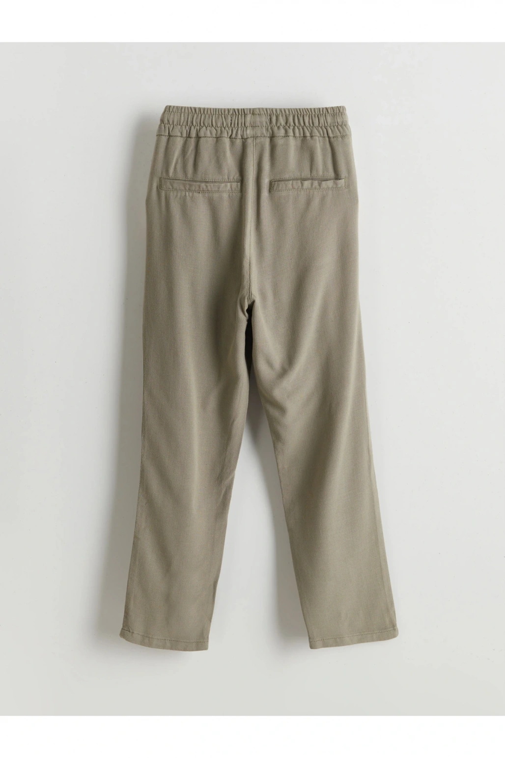 Beli Lastikli Keten Karışımlı Erkek Çocuk Pantolon