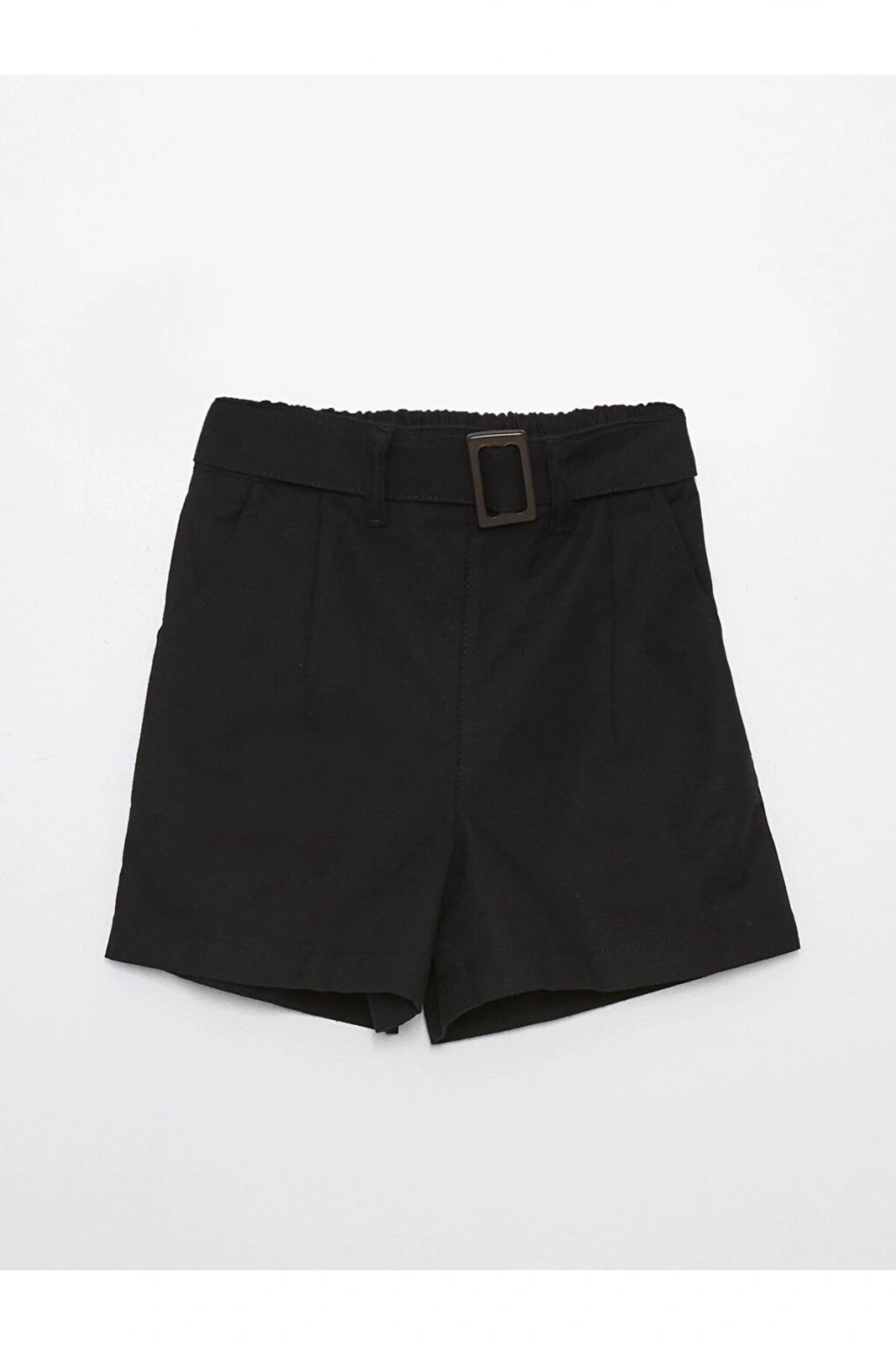 Beli Lastikli Kız Çocuk Şort