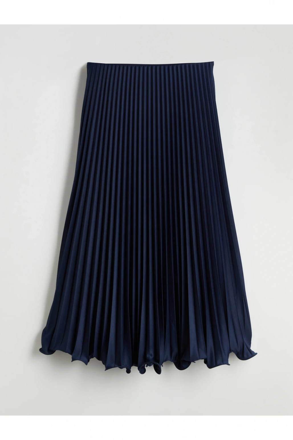 Beli Lastikli Şifon Kadın Pileli Etek