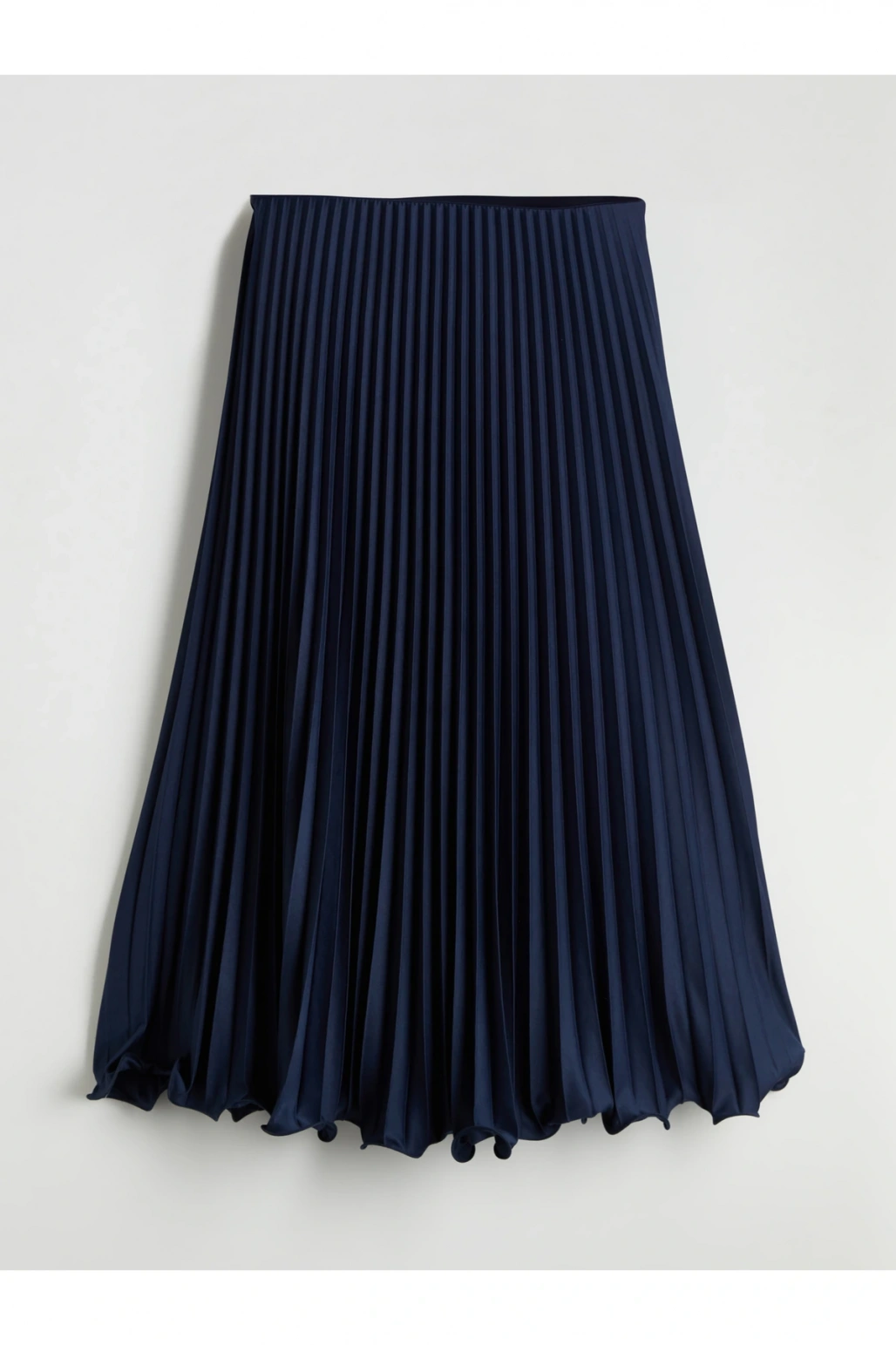 Beli Lastikli Şifon Kadın Pileli Etek