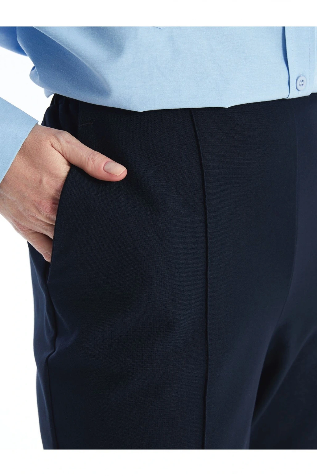 Beli Lastikli Standart Fit Kadın Pantolon