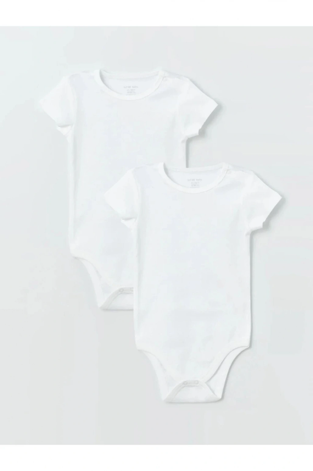 Bisiklet Yaka Basic Erkek Bebek Çıtçıtlı Body 2li