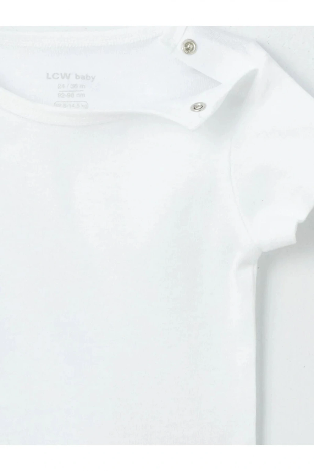 Bisiklet Yaka Basic Erkek Bebek Çıtçıtlı Body 2li