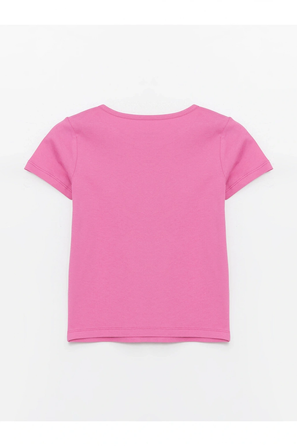Bisiklet Yaka Basic Kısa Kollu Kız Çocuk Tişört
