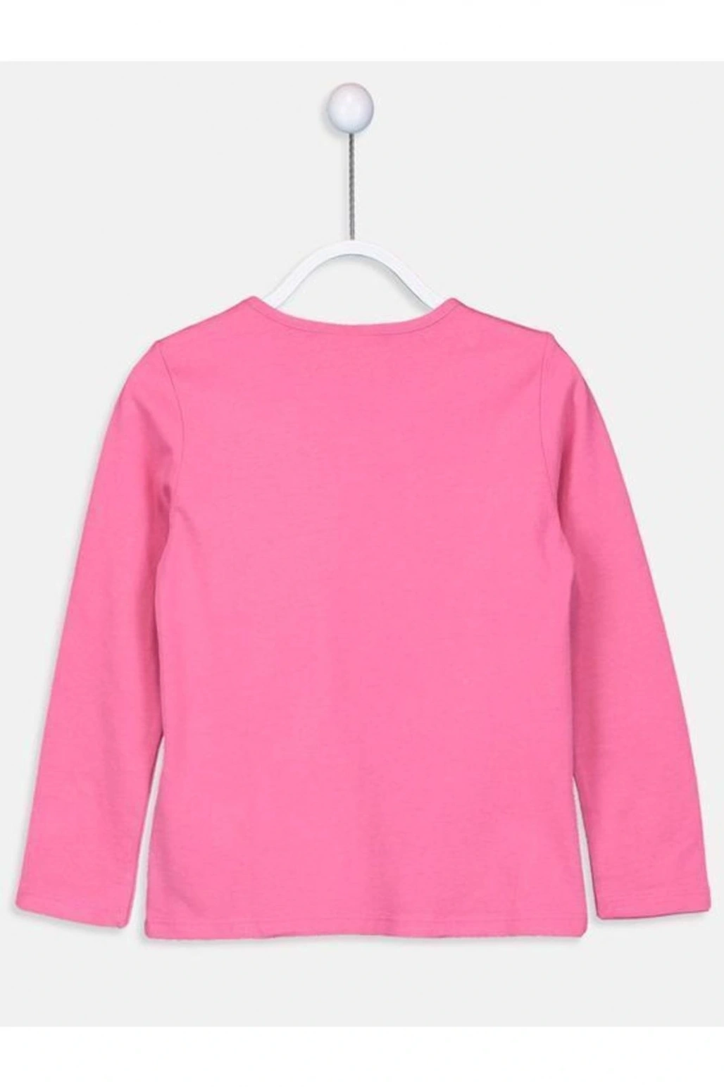 Bisiklet Yaka Basic Uzun Kollu Kız Çocuk T-shirt