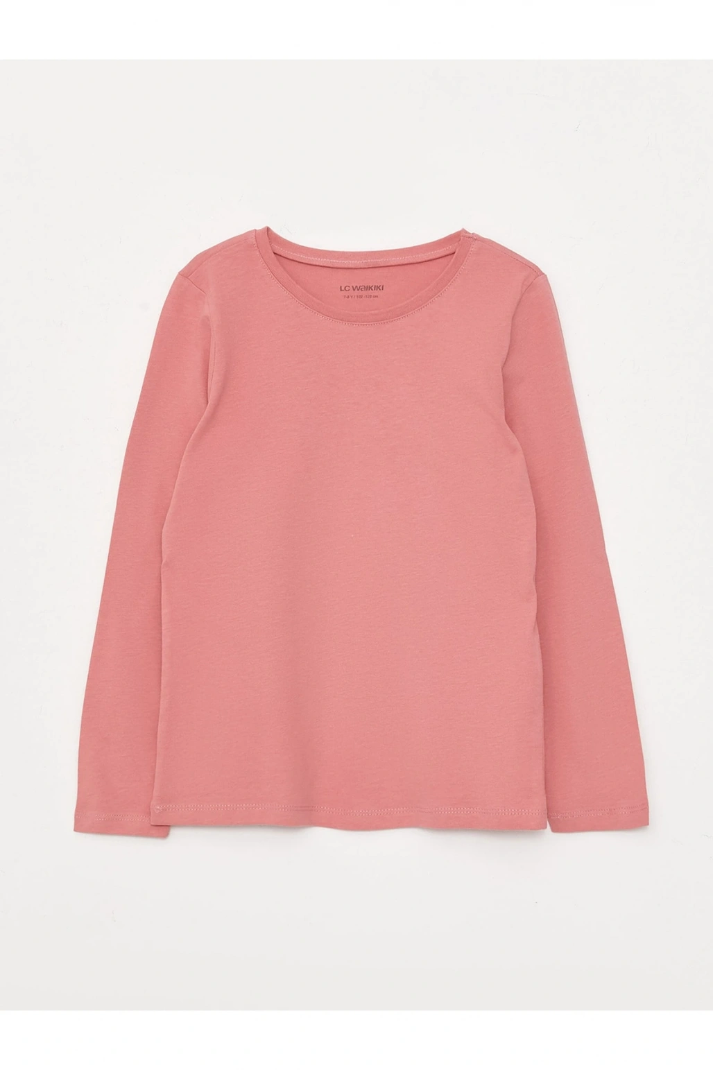 Bisiklet Yaka Basic Uzun Kollu Kız Çocuk Tişört