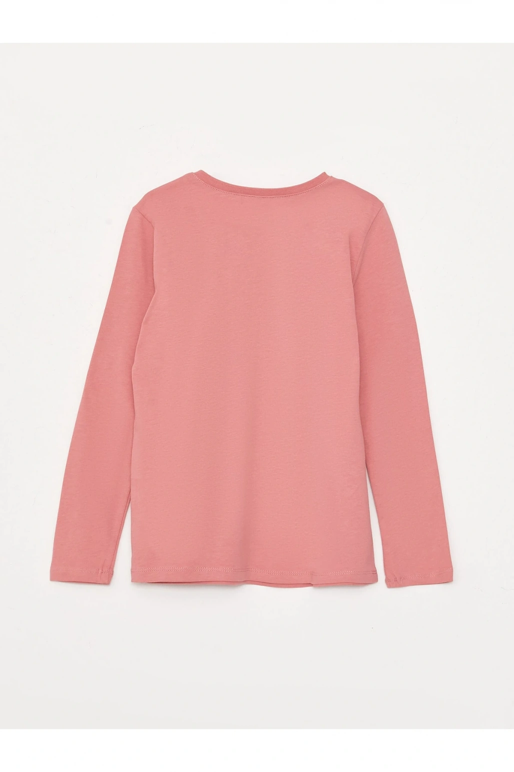 Bisiklet Yaka Basic Uzun Kollu Kız Çocuk Tişört