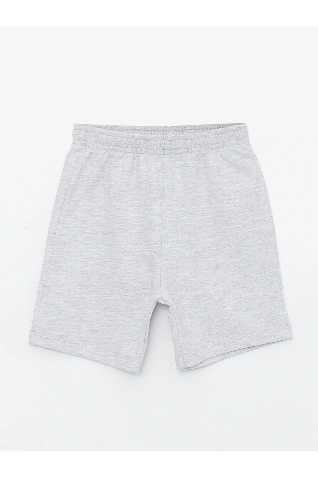 LCW baby Bisiklet Yaka Baskılı Erkek Bebek Tişört ve Şort 2li Takım