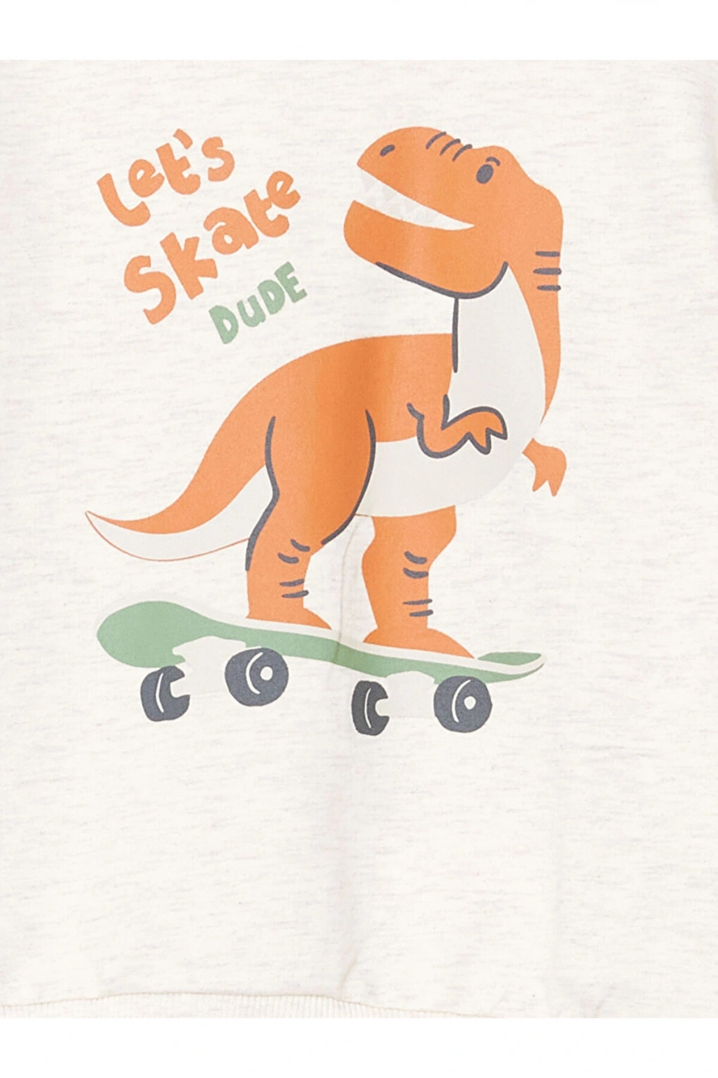 Bisiklet Yaka Baskili Erkek Cocuk Sweatshirt ve Esofman Alt 2li Takim - S56809Z1