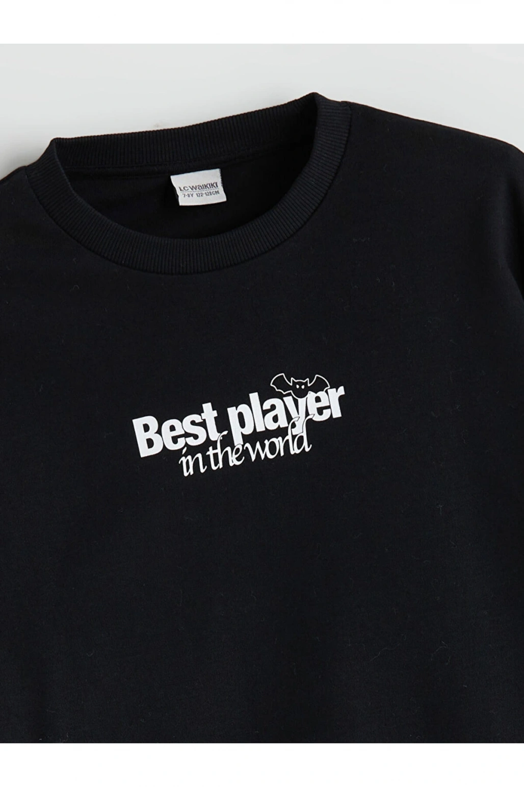 Bisiklet Yaka Baskılı Erkek Çocuk Tişört