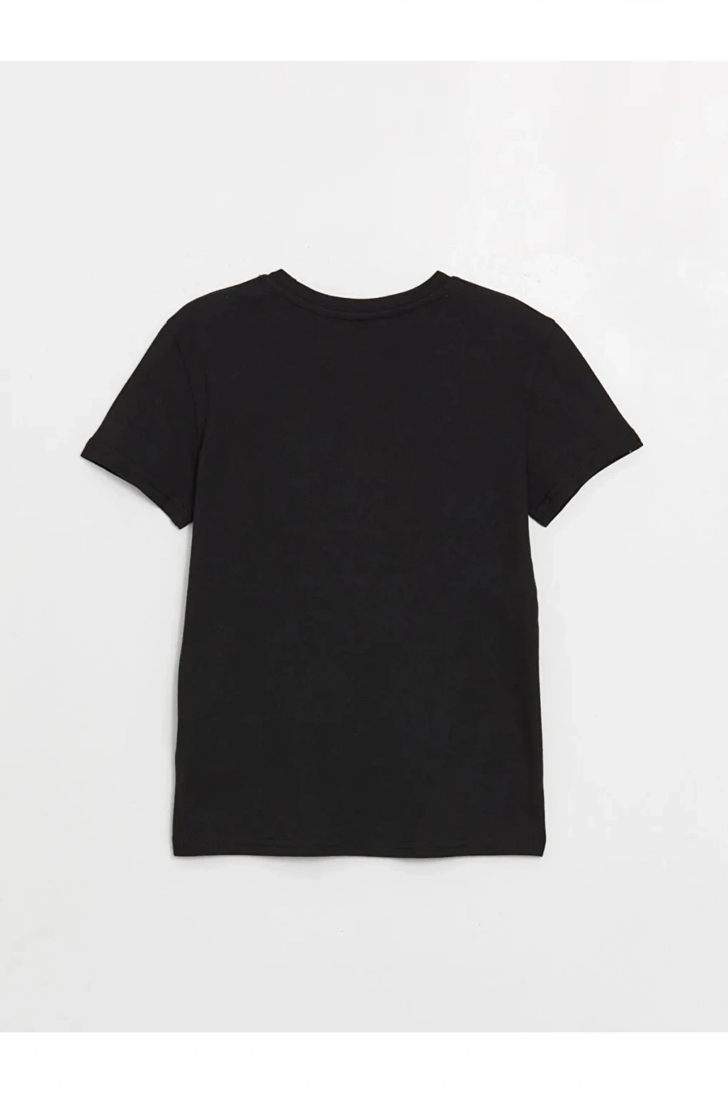 Bisiklet Yaka Baskılı Kısa Kollu Erkek Çocuk Tişört