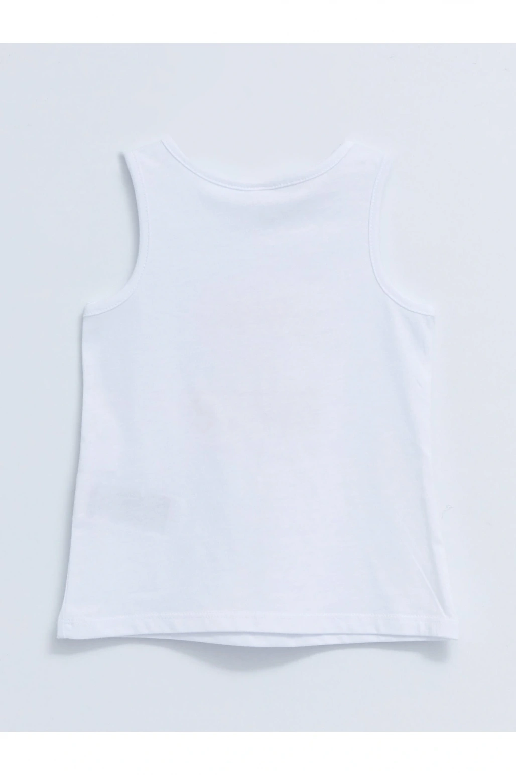 Bisiklet Yaka Baskılı Kız Bebek Atlet