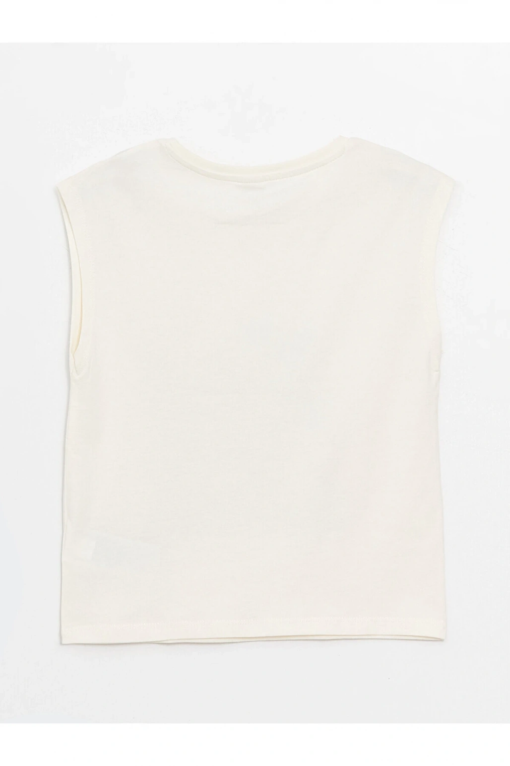 Bisiklet Yaka Baskılı Kız Çocuk Atlet