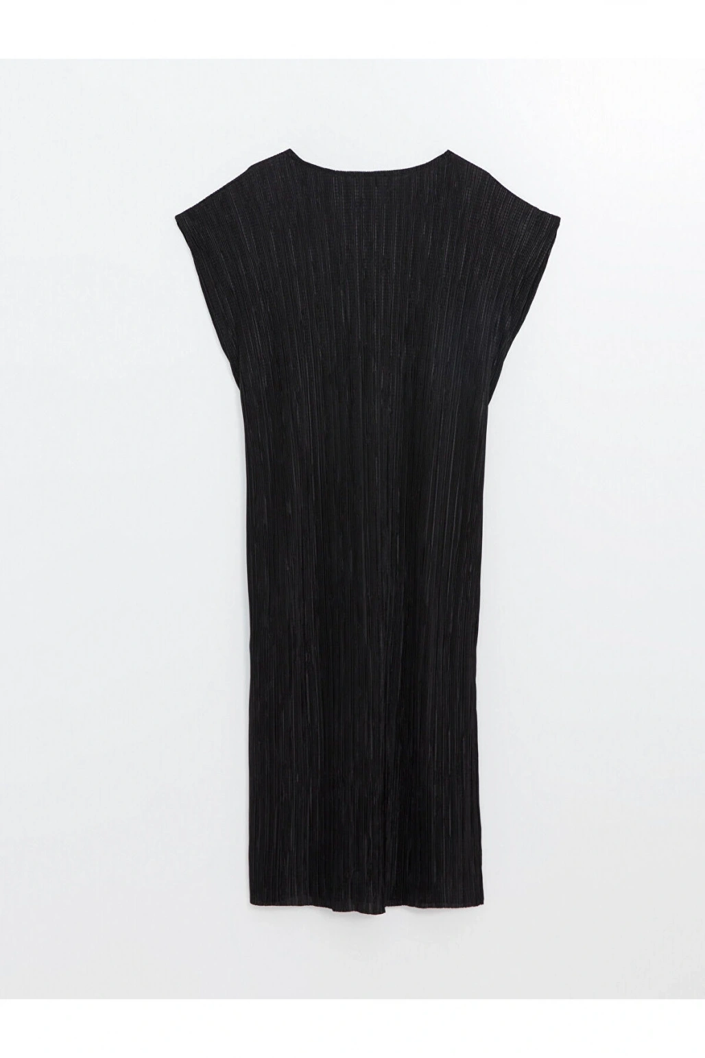 Bisiklet Yaka Dokulu Kadın Elbise