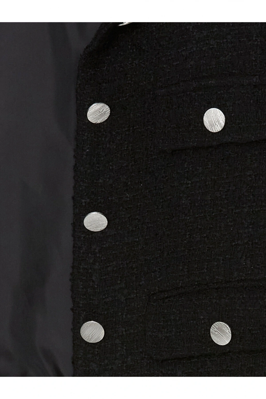 Bisiklet Yaka Ekose Kadın Tüvit Ceket