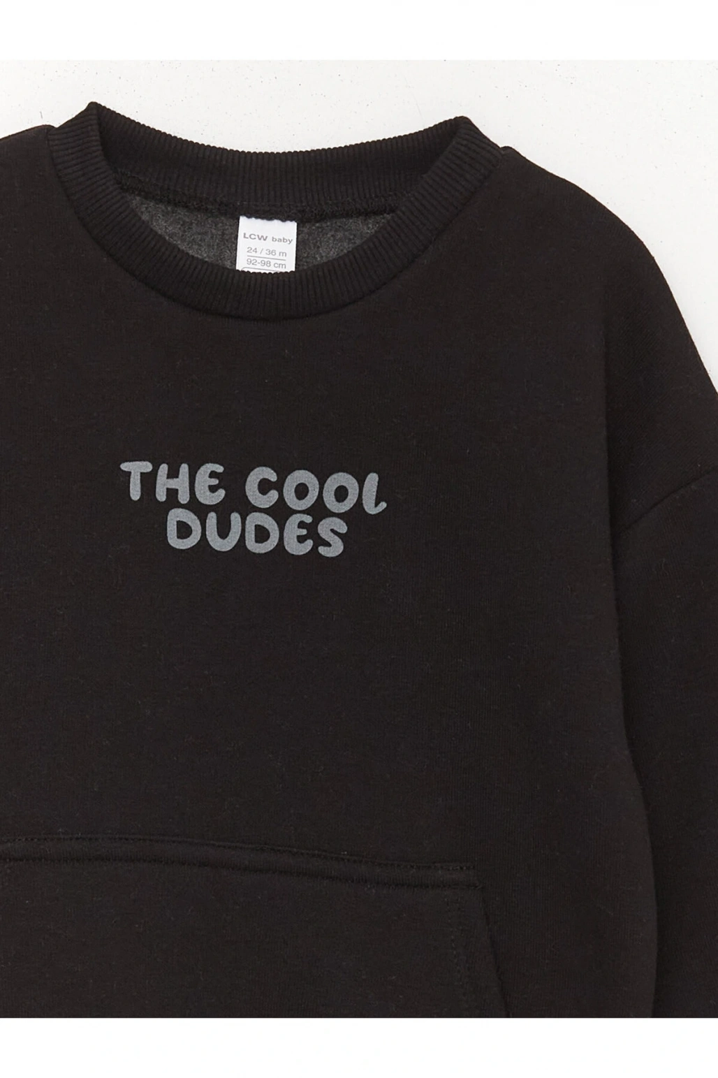 Bisiklet Yaka Erkek Bebek Sweatshirt ve Eşofman Alt 2li