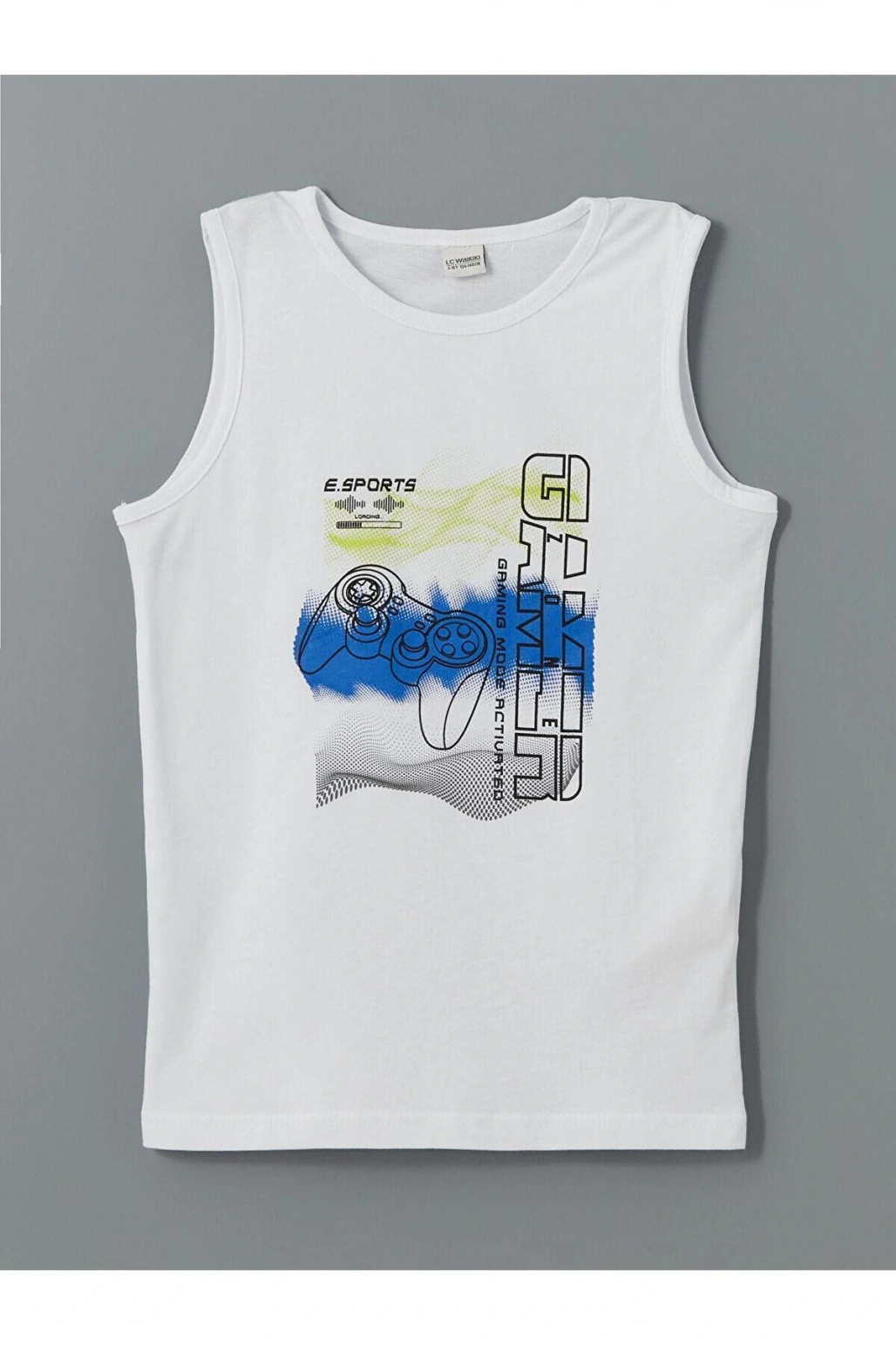 Bisiklet Yaka Erkek Çocuk Atlet Ve Deniz Şortu (S5)