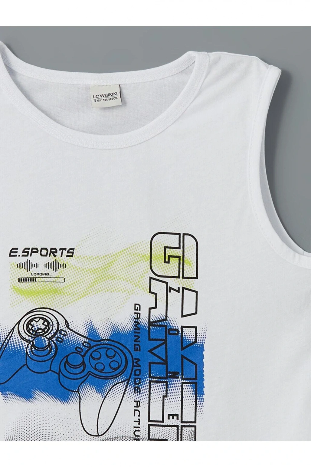 Bisiklet Yaka Erkek Çocuk Atlet Ve Deniz Şortu (S5)